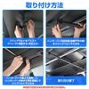 HeGeed Car Hanger Adjustable Tension No Tools Easy Interior Telescoping Clothes Car Fits Fishing and Tents of Bar, Multi-Grip Bar, Length, 83cm-156cm,