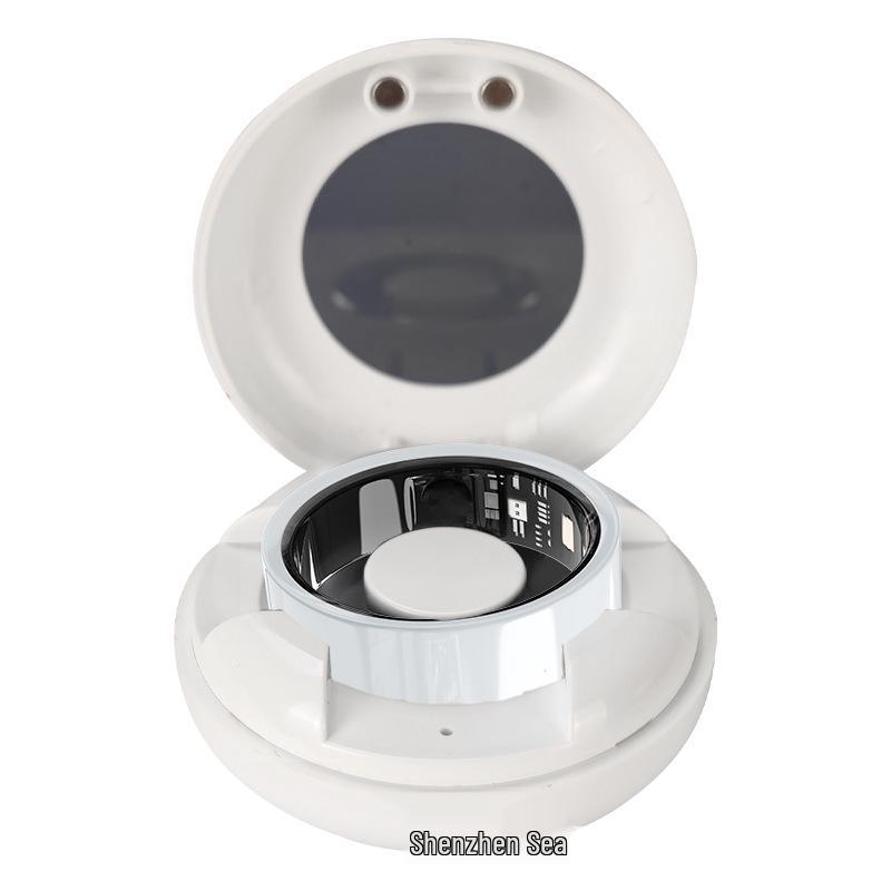 Ceramic Ring: Heart Rate, Blood Oxygen, Sleep Monitoring, Waterproof, Multifunctional, Customizable, Bluetooth NFC for Couples