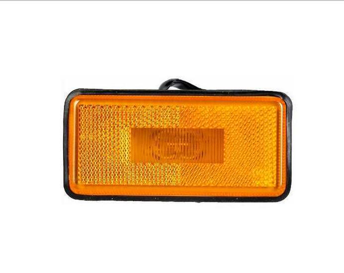 Yutong Bus Coach Side Marker Light - Yellow Rectangular