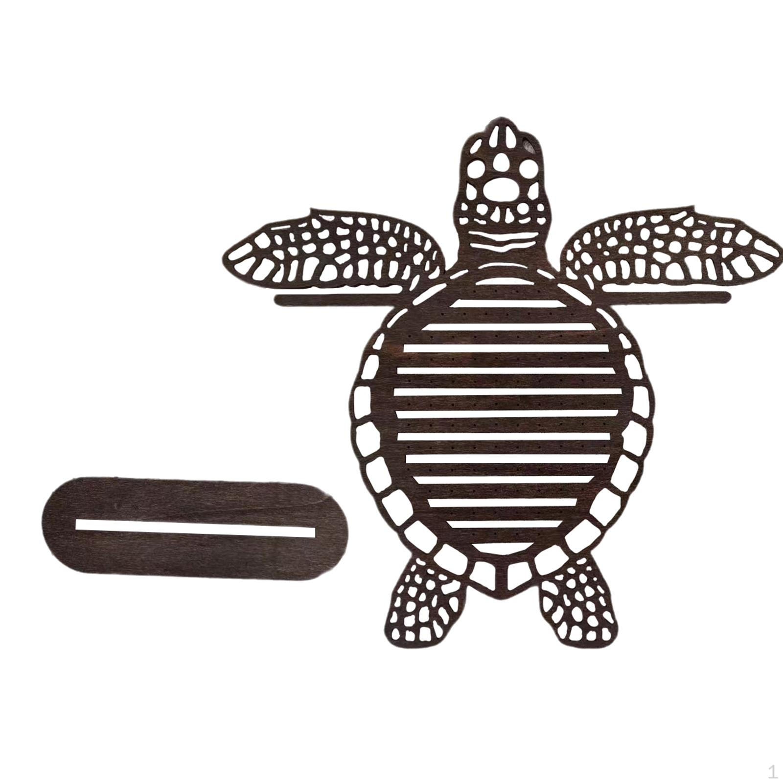 

Стойка для сережек Черепаха Органайзер для ювелирных изделий Держатель для ожерелий коричневый