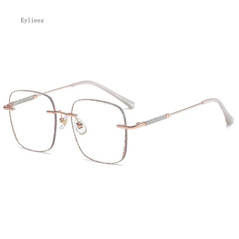 Fashion Korean Myopia Glasses for Men & Women Anti Blue Light Metal Frame Vintage INS Eyewear Student Compatible New