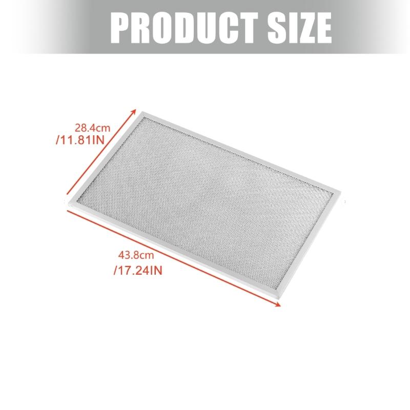 2Pcs Easy Installation Range Hood Grease Filter Replacement for W10834041 W11176974 4547137 W10419114 AP6285612
