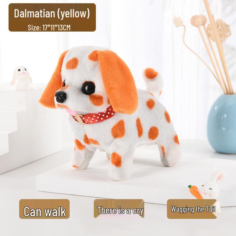 Plush Electric Walking & Barking Teddy Dog Simulation Toy for Children
