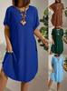 Robe tendance pour femme Printemps/Été 2026 - Style européen et américain pour les vacances