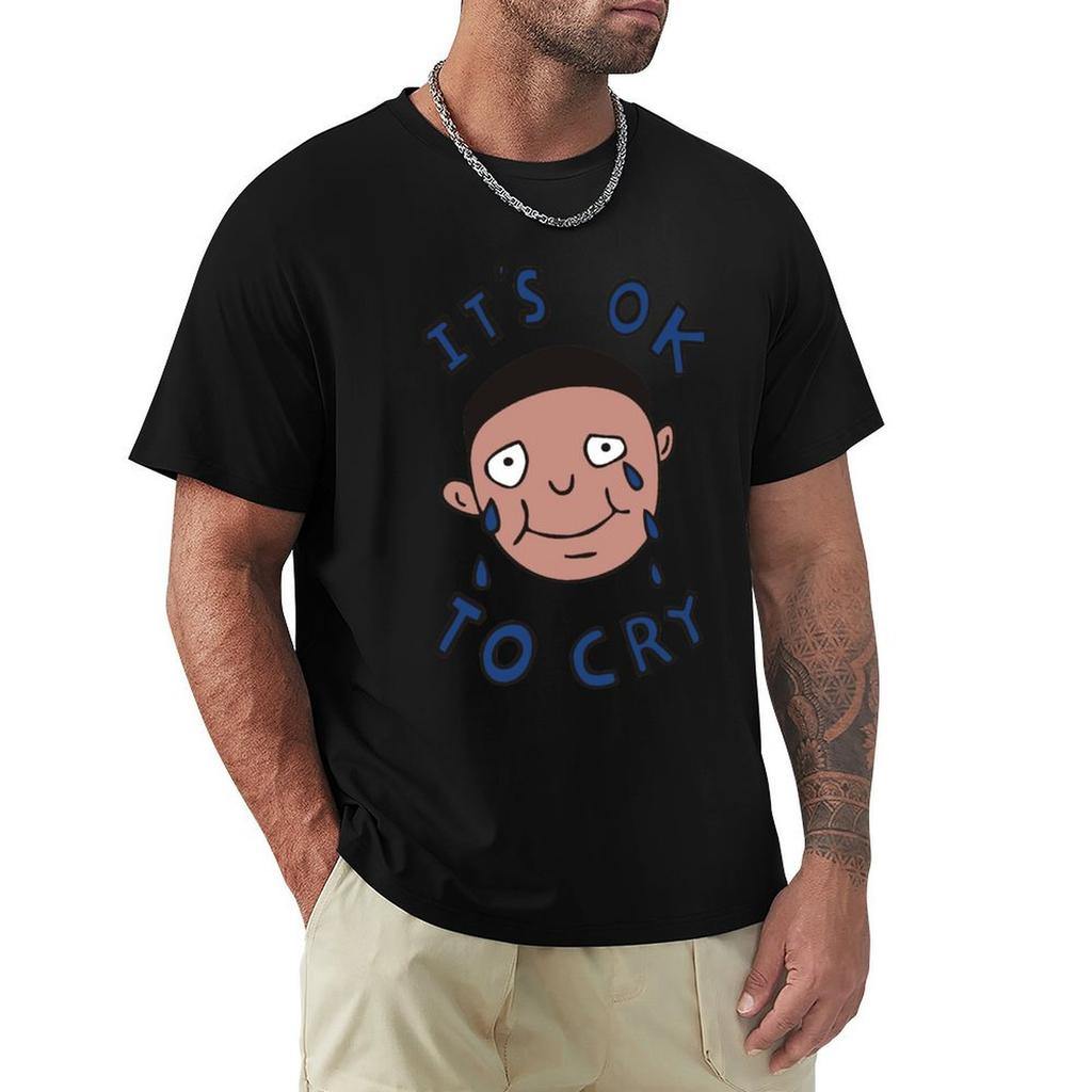 Its Ok to Cry TShirt Utility Work Short Sleeve Top