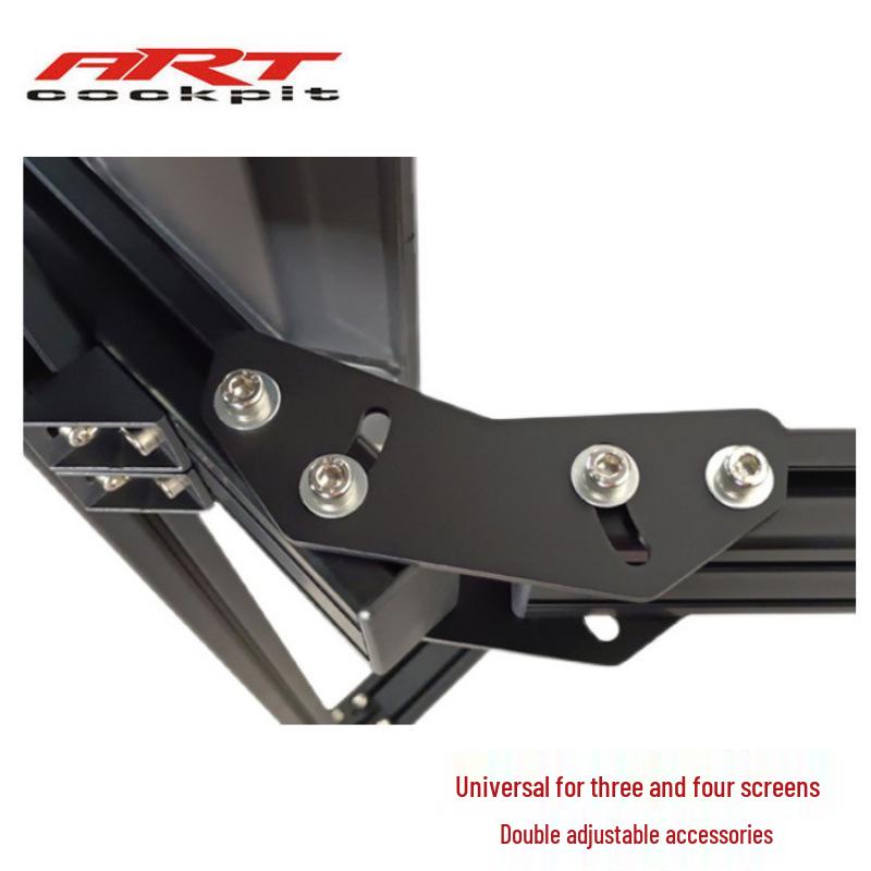 8ARTcockpit Adjustable Aluminum Mounting Bracket for 30/40 Profile, Compatible with Three/Four Screen Displays