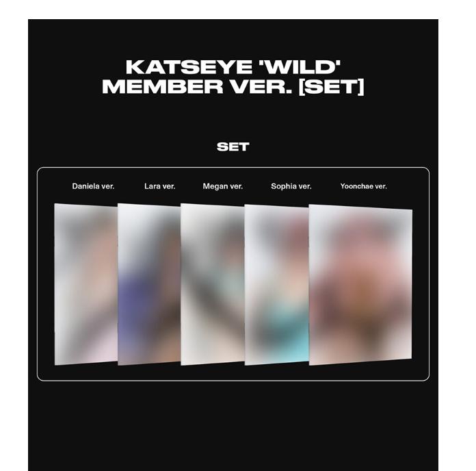 [pre-order] KATSEYE - WILD (Member Ver.) Random 1 out of 5 / Full Set (5 versions) – Official K-pop Album