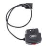 48cm 18.9in OBD Power Adapter Cable with Switch Button ACC Mode Low Voltage Protection for Dash Camera Phone Charging