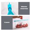 45 Peças/Conjunto Sacos de Armazenamento para Geladeira Seguros para Congelador Sacos com Fecho de Zíper à Prova de Vazamento Herméticos Sacos de Alimentos para Alimentos Preparação de Refeições