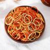 100 Colorful Seamless Hair Cords, Rubber Band, High Elasticity Hair Loop, Headband, Hair Accessory for Women