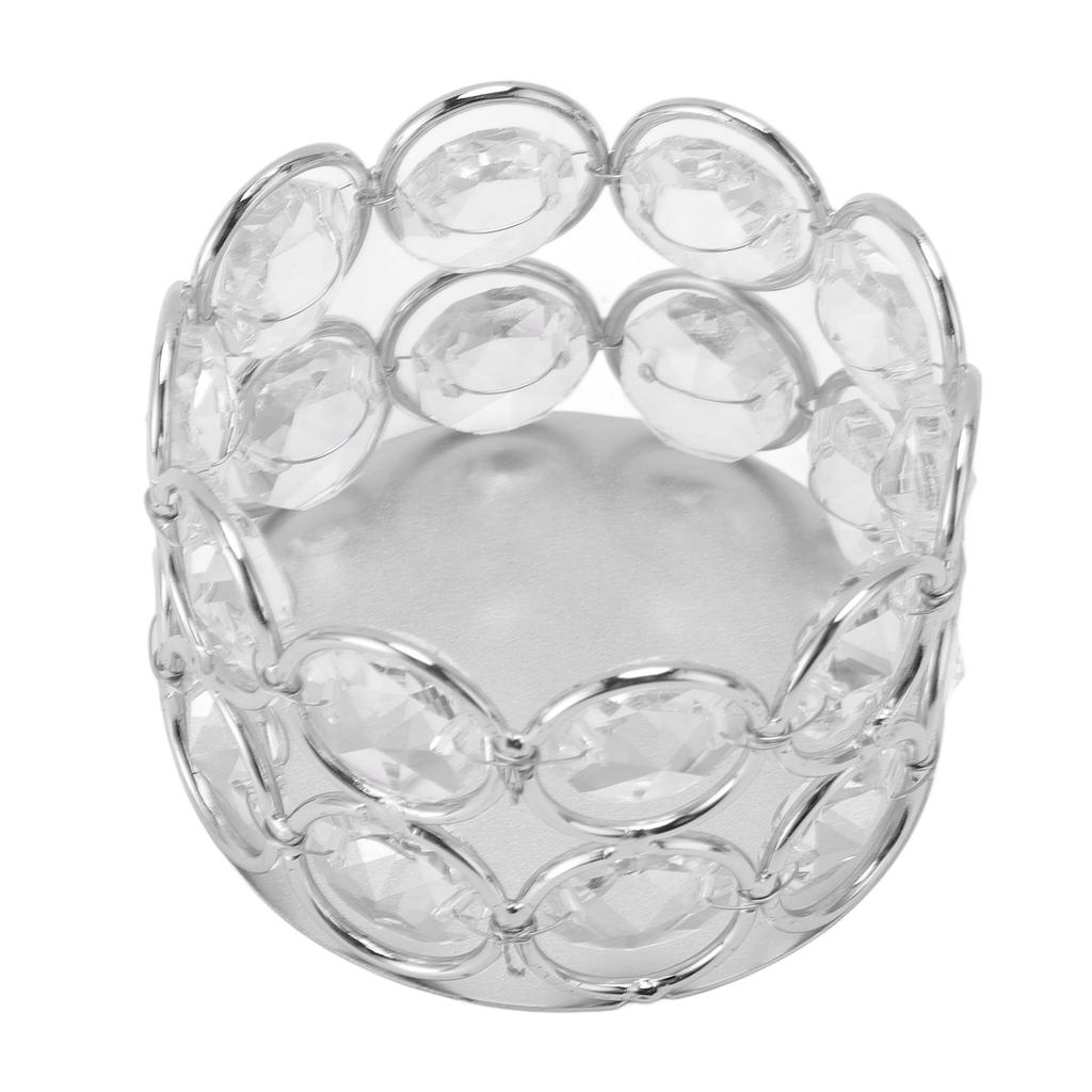 Hollow Candle Holder   Beads Iron Art Decorative Cup for Tealight and Electronic Candles Party Dinner Table