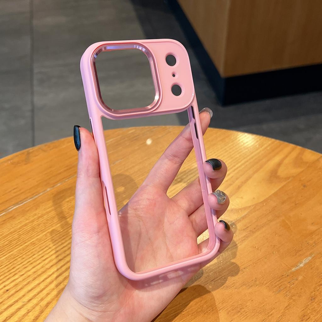 Applicable iPhone mobile phone case Gold shield Magnetic suction Apple 16 metal eagle eye transparent anti-drop protective cover
