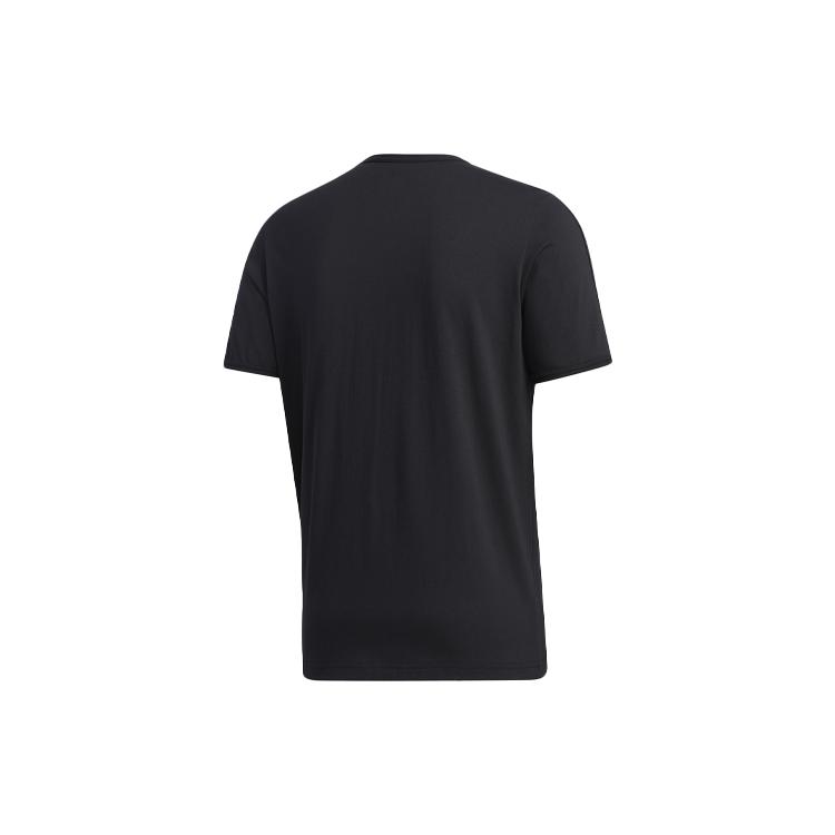 Adidas Neo T Shirts Men's Black Crew Neck Moderate Straight Fit GM2340