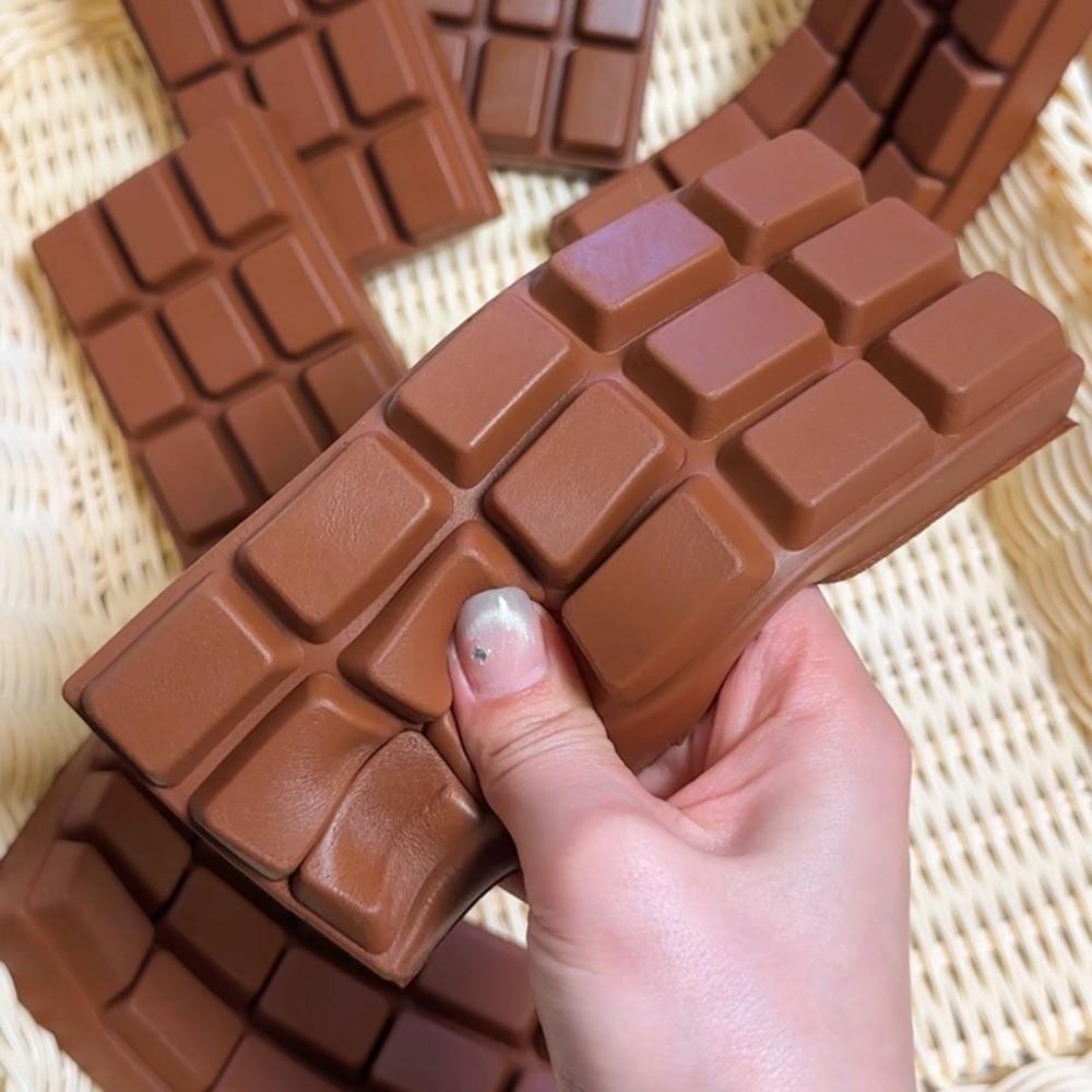 Simulated Food Food Squishy Toy Slow Rebound Fidget Toy Soft Chocolate Squeeze Toy Kids