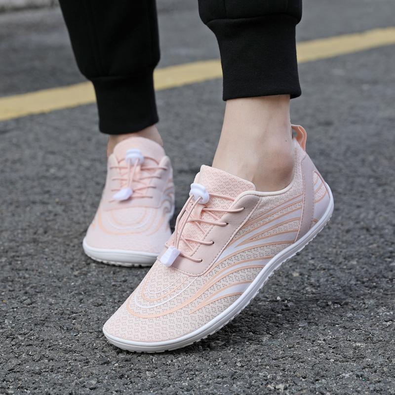 Men Barefoot Casual Flats Wide Palm Women Pink Driving Shoes White Walking Shoes Yoga Fitness Shoes Plus Size