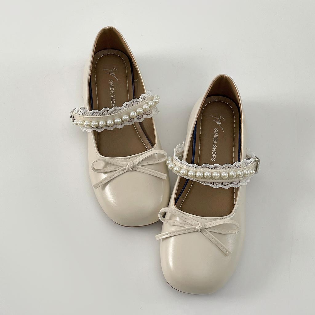 Fashion lightweight silver retro French flat bottom light mouth single shoes women's 2025 new summer skirt Mary Jane shoes