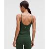 Lululemon Align  Waist Length Cami Tank  Light Support  C D Cup legaCy Green