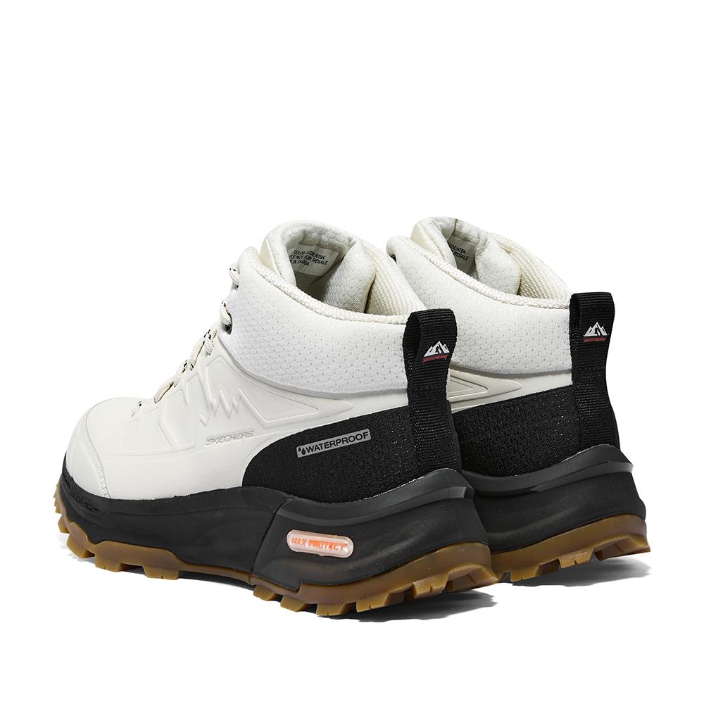 Skechers Tessuto Max Protect Comfort per Esterno Durevoli Scarpe Casual Lifestyle Mid-Top Sneaker da Donna Bianco Nero 180203-NTBK