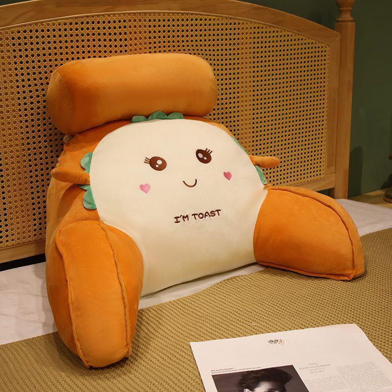 Almohada grande y suave para la cama: un cómodo cojín para la espalda para niñas