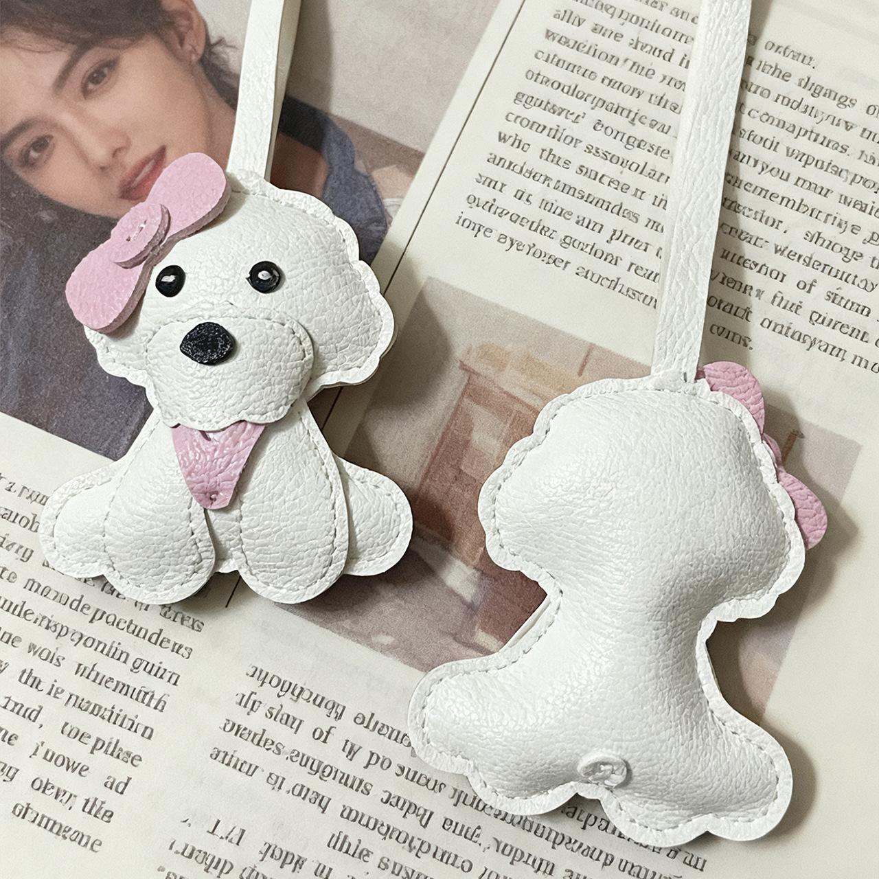 Cute Bichon Dog Labrador Dog Pendant Cute DIY Lanyard