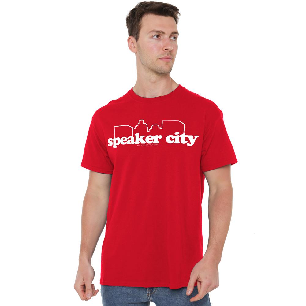 Old School Mens Speaker City Logo T-Shirt