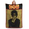 Bob Dylan Singer Folk Music Blanket Multi-size Super Soft and Warm  Throw Blankets for Sofa Couch and Bed