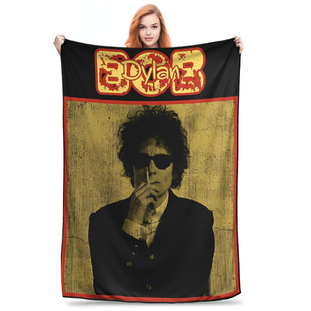 Bob Dylan Singer Folk Music Blanket Multi-size Super Soft and Warm  Throw Blankets for Sofa Couch and Bed