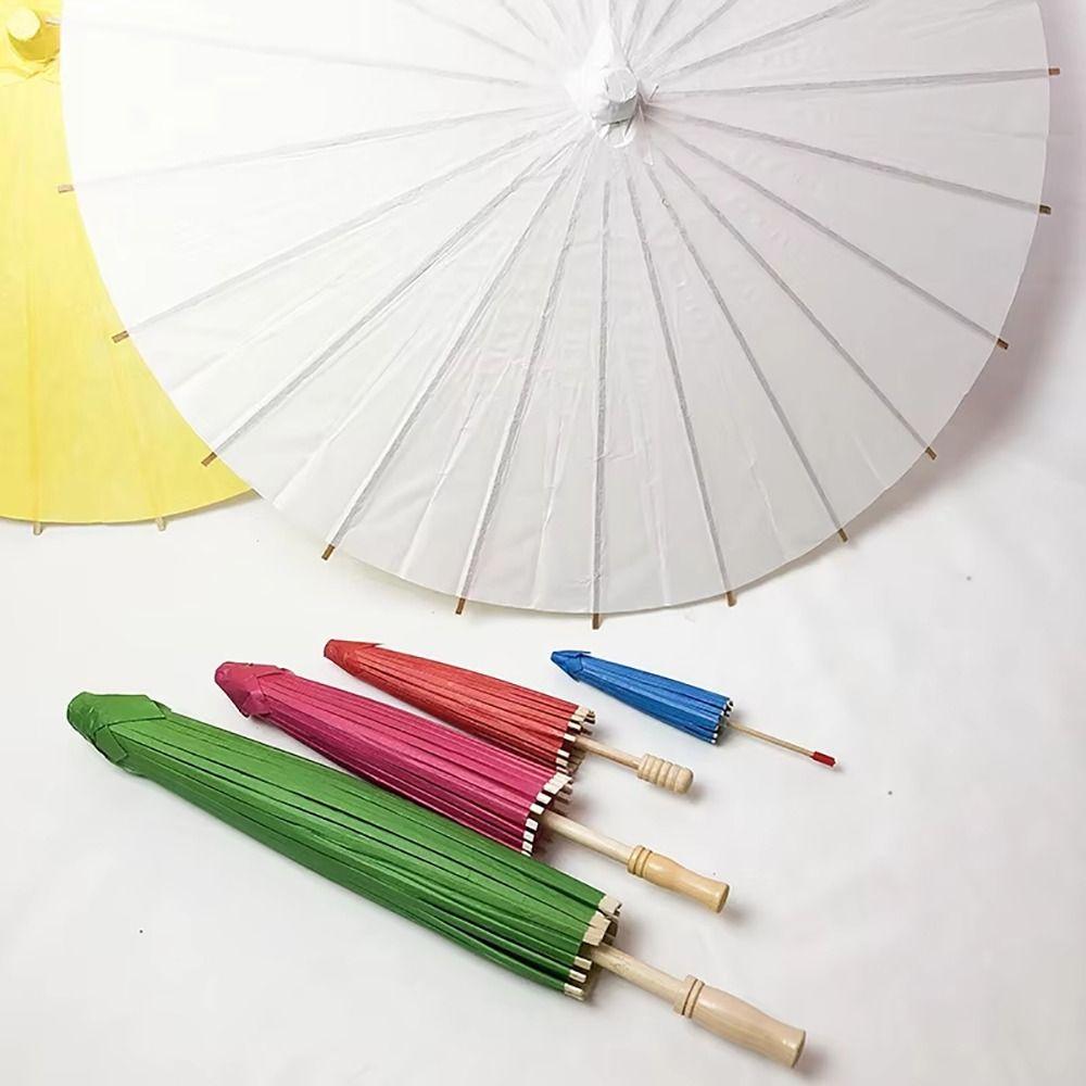 1Pcs Colored Paper Umbrella Photography Prop  for Baby Shower Anniversary Wedding Birthday