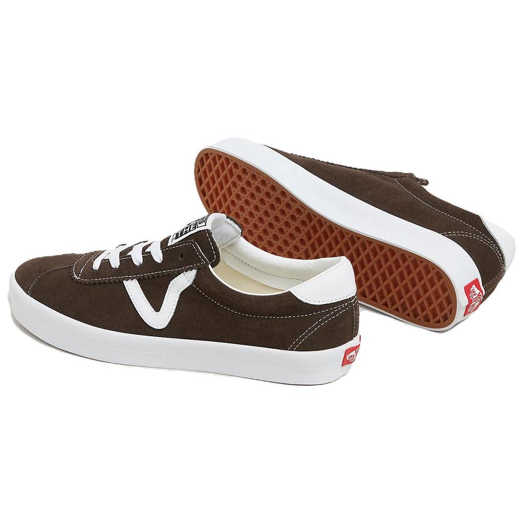 Vans Sports Comfortable Versatile Low-Top Skate Shoes Unisex Sneakers Brown VN000D09D4C