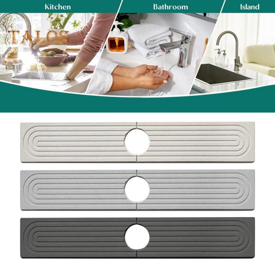 Podložka pod baterii Super Absorpční Kámen Podnos pod dřez Zabraňuje Hromadění Vlhkosti Rychleschnoucí Podložka pro Kuchyňskou Koupelnovou Desku