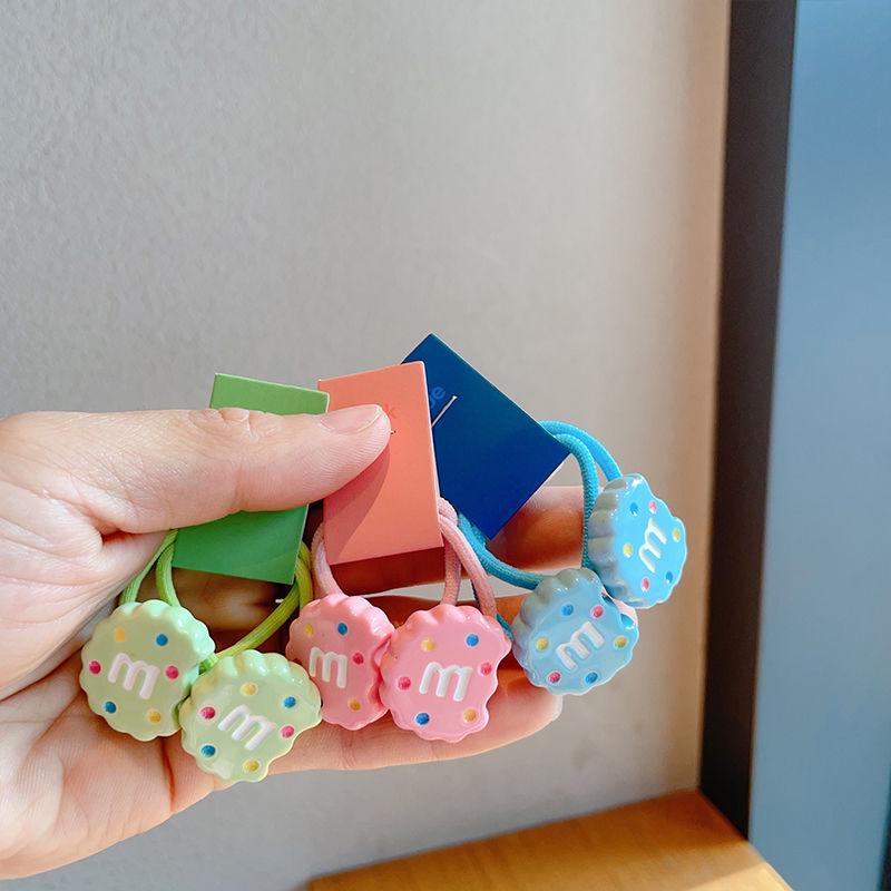 Children's Cute Candy Biscuit Elastic Hair Ties - Baby Hair Accessories