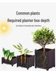 Multi-layer Space-saving Rectangular Planter Box for Indoor/Outdoor Vegetable Gardening