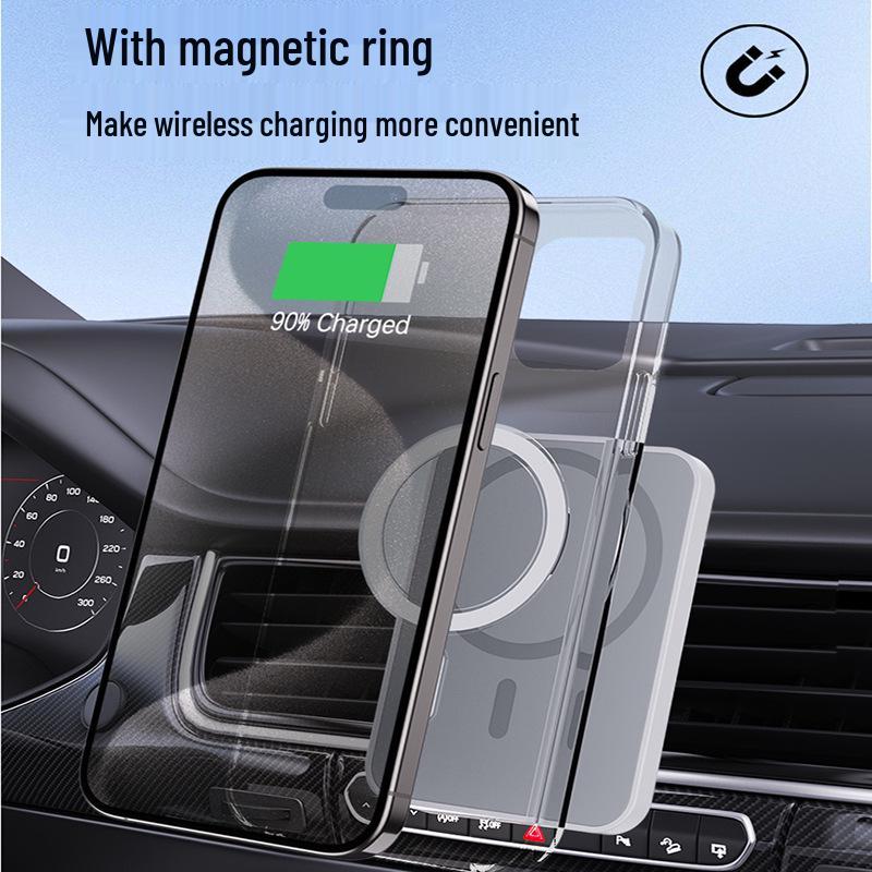 Magnetic Magsafe Wireless Car Charger & Phone Holder for Air Vent Navigation