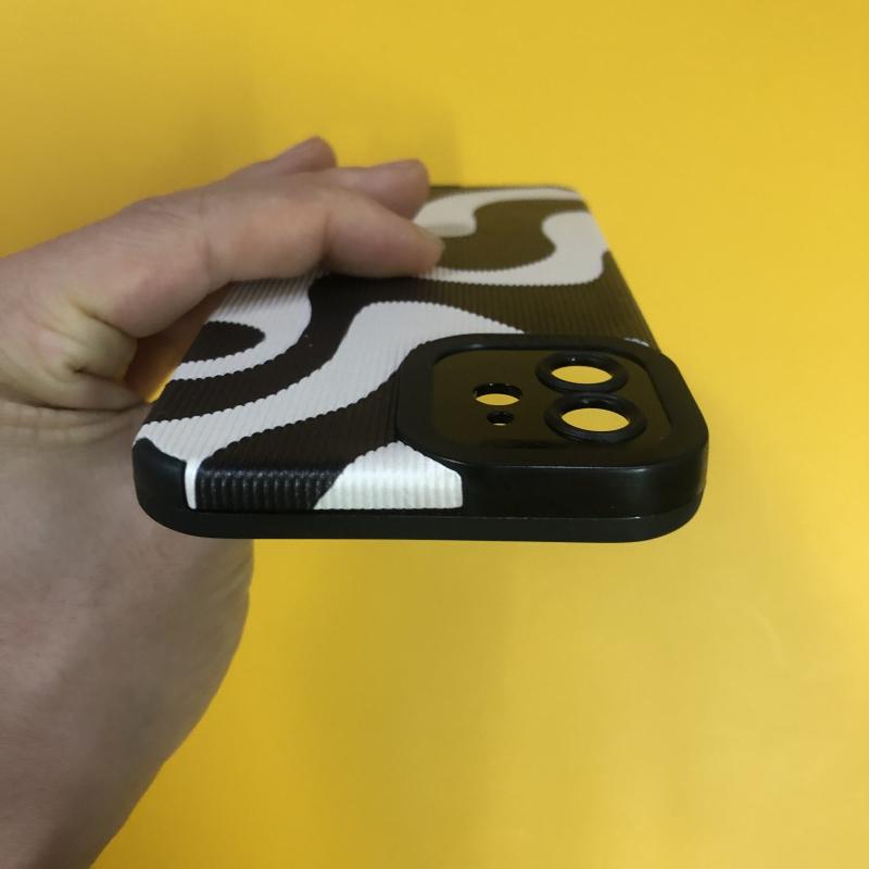 Zebra -Stripe Matte Phone Case For Iphone 13 Pro Max 12 Mini 11 14 Plus 8 7 Se2 Silicone Cover For Iphone Xr Xs Max X Se3 6 Shell