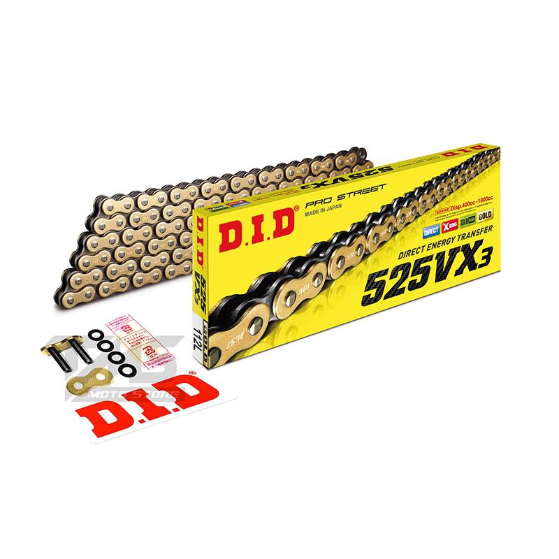 

Did 525-112Vx3 2001 Honda CBR 600 F Uyumlu Zincir Vx3 Xring Gold