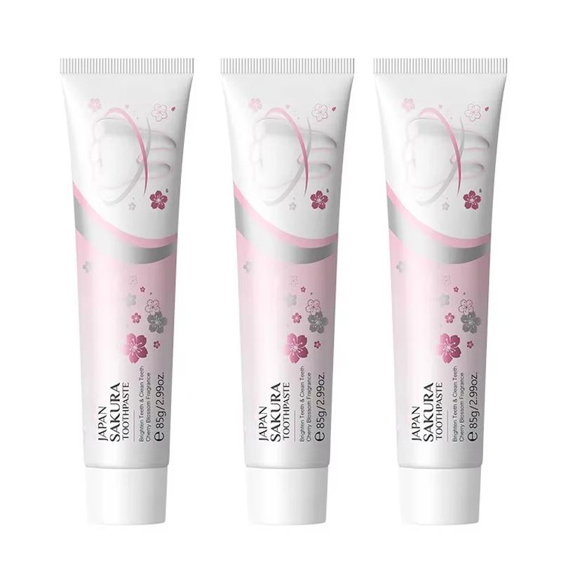 

Зубная паста Brighten Whitening Yellow Teeth, пена для глубокой очистки, эффективное удаление зубного налета, уход за полостью рта 85 г 3pcs