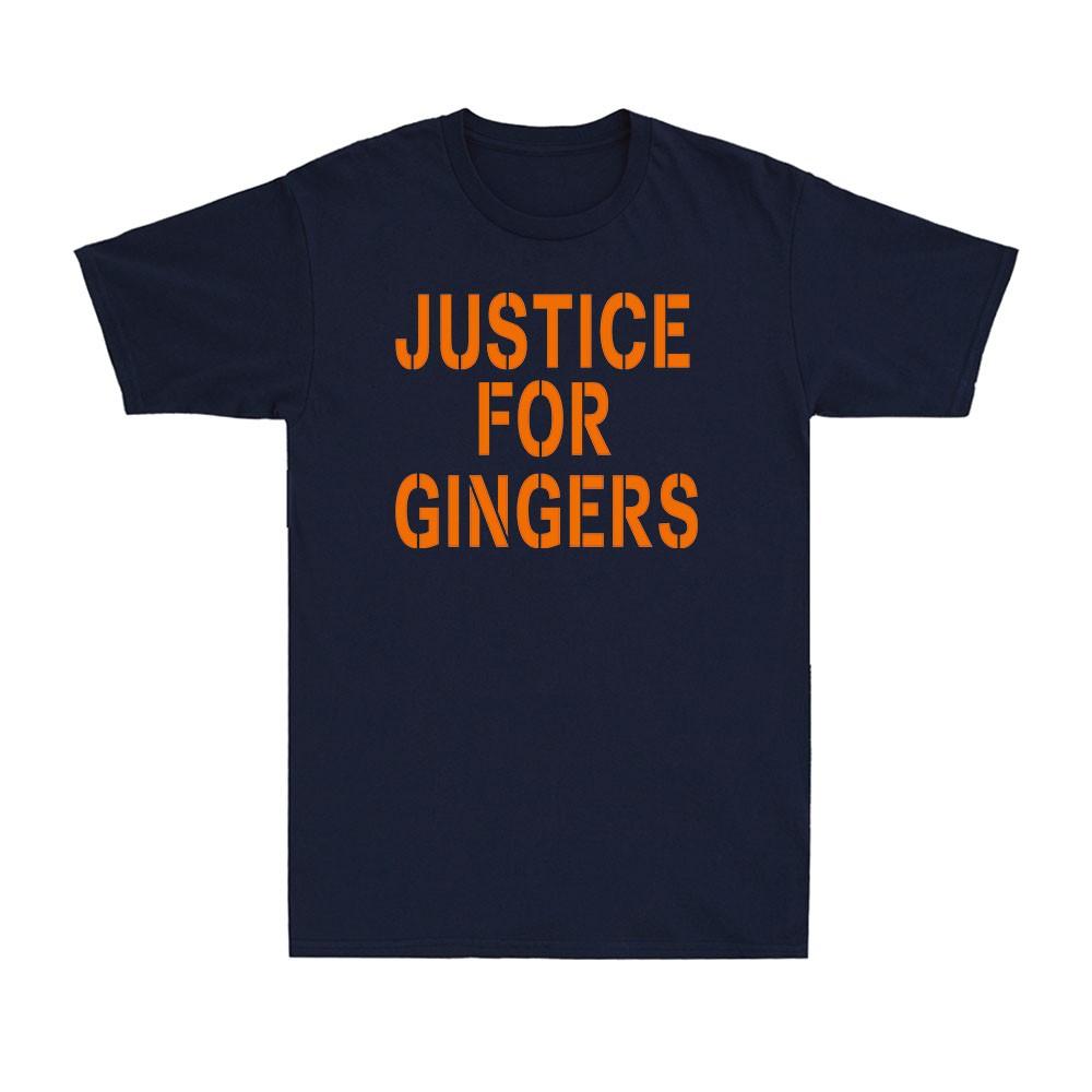 Justice For Gingers Funny Saying Novelty Vintage Men s Cotton T-Shirt T-shirt S разноцветный