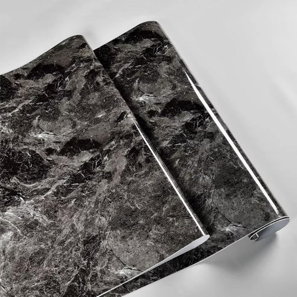 Modern Marble Peel & Stick Wallpaper - Waterproof PVC Self-Adhesive Vinyl for Kitchen Bathroom Cabinets Walls - DIY Home Decor