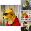 Arklio Galvos Kaukė Helovino Cosplay Kostiumo Aksesuaras Suaugusiems Baisi ir Realistiška