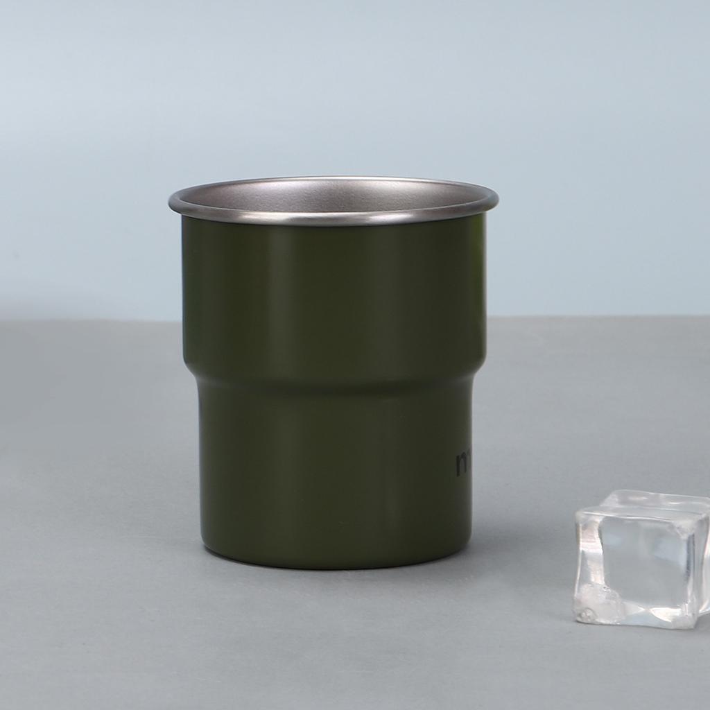 New 304 stainless steel mini wine glass single-layer crimped anti-scalding thermos cup outdoor camping picnic water cup