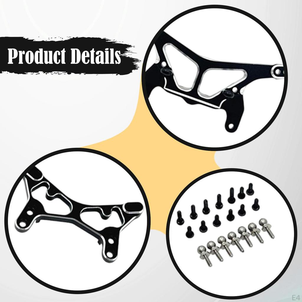 Front & Rear Shock ,RC Car Upgrade Kit, Sturdy ,Replace Parts, Lightweight Mounts Metal for