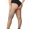 Plus Size Open Crotch Fishnet Stockings - Sexy Mesh Lingerie in Large, Medium, and Small Sizes