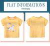 European Style Girls' Cartoon Embroidered T-shirt - Round Neck, Short Sleeve, Summer 2026