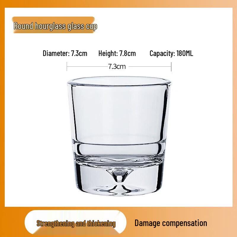Qiwai Tempered Octagonal Drinking Glasses