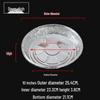 Kashicong Round Aluminum Foil Containers for BBQ & Picnic