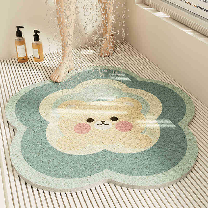 New Bathroom Non-slip Mat Shower Room Bath Floor Anti-fall Mat Toilet Toilet Bathtub Waterproof Mat