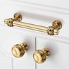 American PVD Zinc Alloy Furniture Handles Dresser Drawer Knobs Kitchen Cabinet Pulls