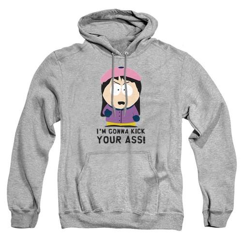 South Park Unisex Adult IÂ´m Gonna Kick Your Ass! Heather Hoodie