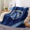 Sporting Kansas City Flannel Blanket, High quality Comfortable for All Seasons, Home Decor, Warmth and Comfort
