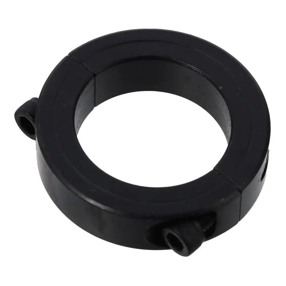 

Oxide Carbon Steel Shaft Collars Black Inner Diameter 6-55mm Double Split Clamping Collar Ring Collar Conveyor Belt Systems 0.31 Inch-8mm-